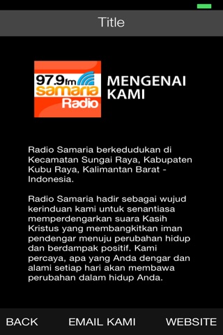 Radio Samaria 97.9 FM screenshot 4