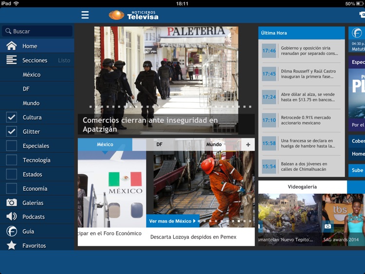 Televisa Noticias for iPad screenshot-4