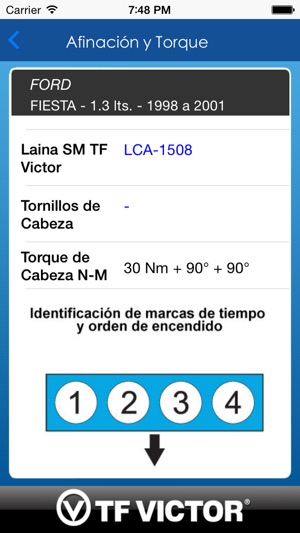 Afinación y Torques de Motores a Gasolina TF VICTOR(圖4)-速報App