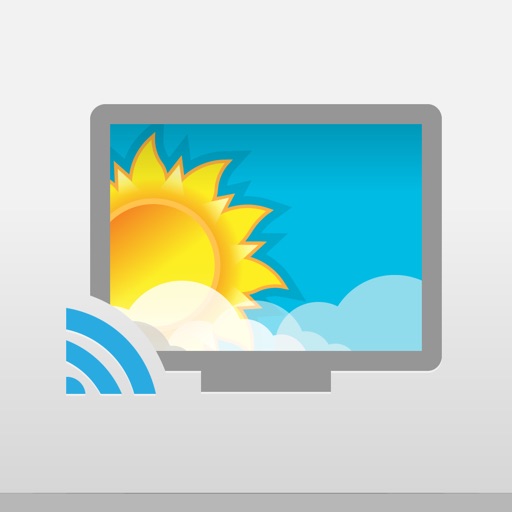 Weerplaza Chromecast met het weerjournaal, buien en regenradar en het weer voor jouw plaats iOS App