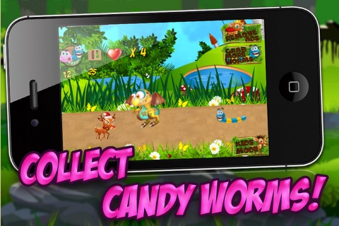 Deer Dynasty Battle of the Real Candy Worms Hunter PRO - FREE Game screenshot 3