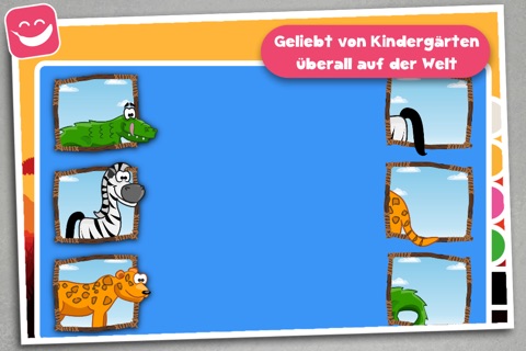Teach me wild animals safari cartoon screenshot 4