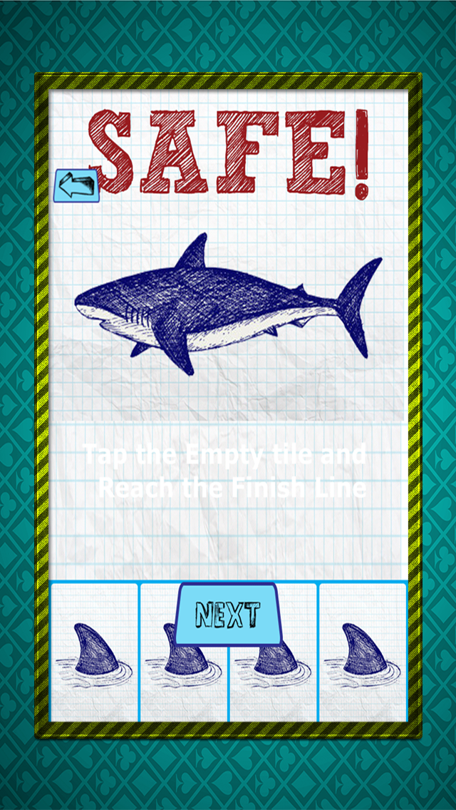 How to cancel & delete Stick-man Doodle Steps: Dont Step on The Shark Fins from iphone & ipad 1