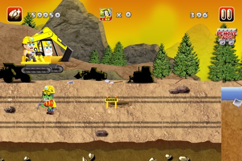 Gold Miners vs. Zombies : Jungle Style Rush! screenshot 2