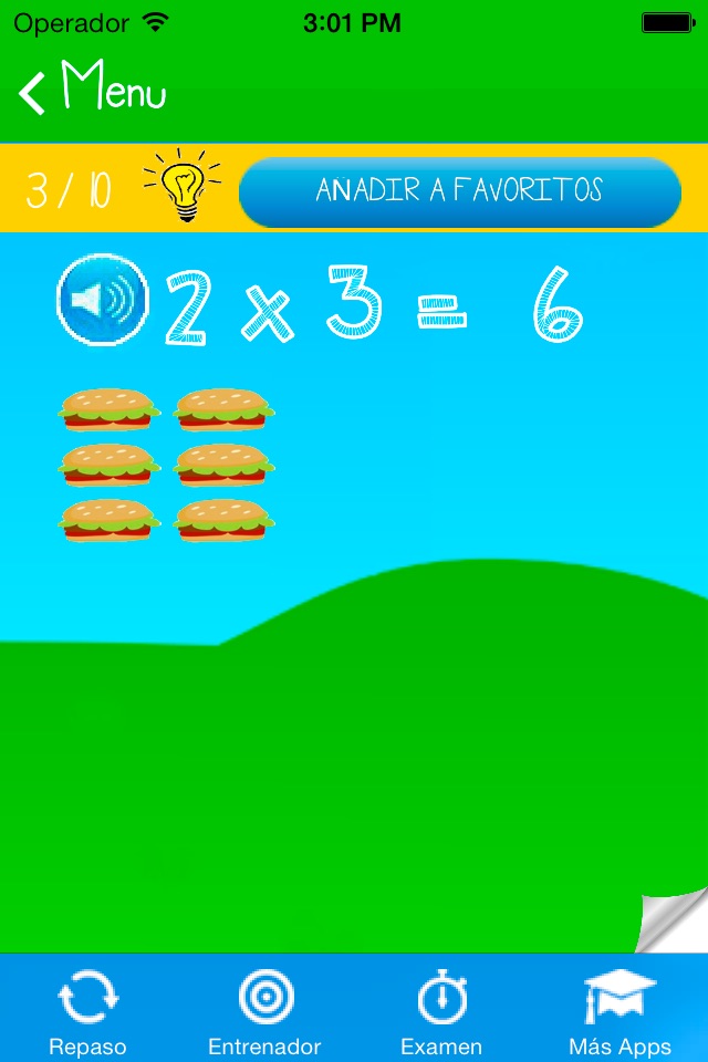 Multiplication Tables - Math Trainer Lite screenshot 2