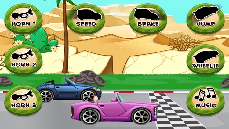 Car Race Game for Toddlers and Kids