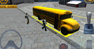 Schoolbus driving 3D simulator screenshot 2