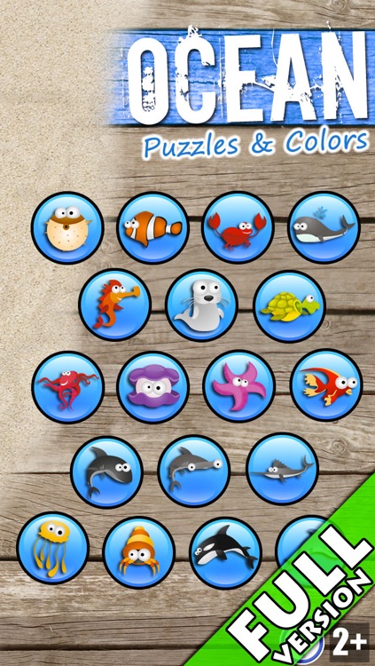 Ocean Puzzle - Coloring the Sea Fish Drawings - Games for Kids Lite