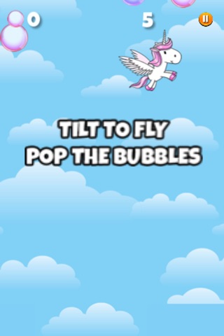 A Bubble Adventure: Flying Unicorn Dash screenshot 2