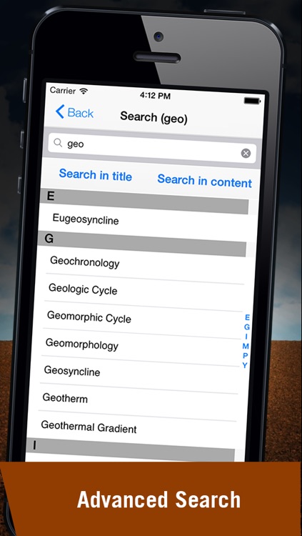Geology Terminology Glossary screenshot-4