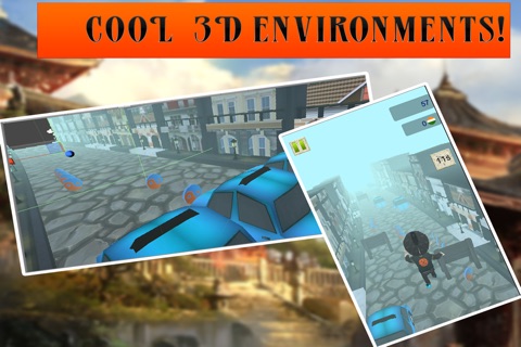 Angry Ninja Injustice Run - Free 3d Game screenshot 2