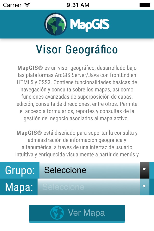 MapGIS ® screenshot 2