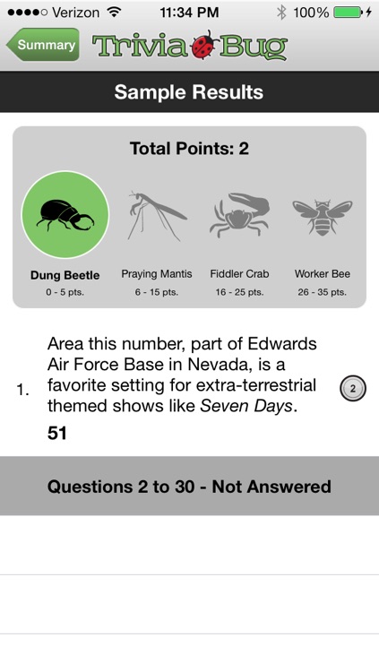 TriviaBug screenshot-4