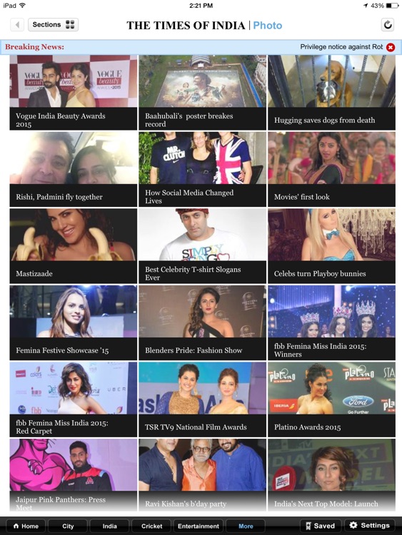 The Times of India for iPad