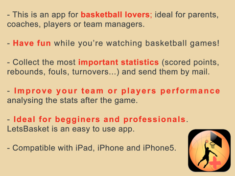 LetsBasket+ [Your Hoop Stats and Score Book, Scoreboard, Timer and Scouting for coach & parents]のおすすめ画像5