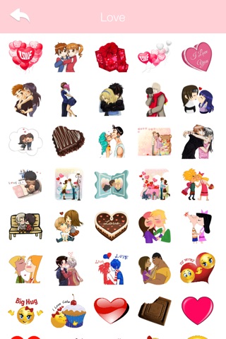 LOVE Stickers & Emoji Art screenshot 2