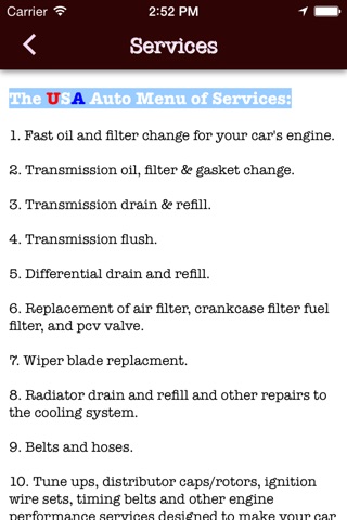 USA Auto Service screenshot 3