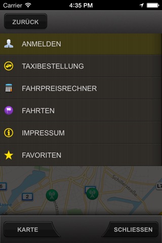 Taxiruf Münster screenshot 2