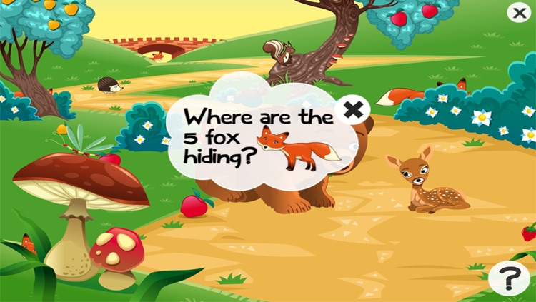 Animal game for children age 2-5: Get to know the animals of the forest