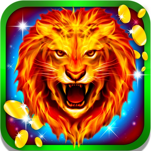 King Lion Golden Safari - Win Free Bonuses with the Lucky Tiger Slots Icon