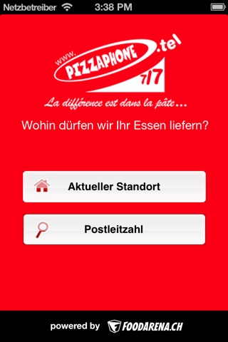 PIZZAPHONE Suisse screenshot 2