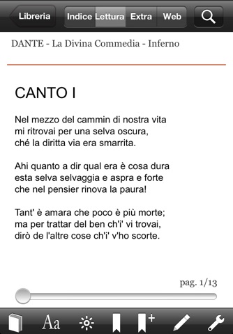 Poesia italiana screenshot 2