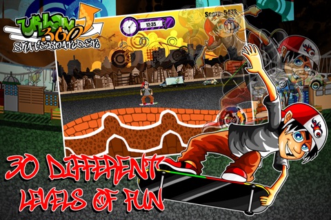 A Urban 360 Skateboard Freestyler Racing Game screenshot 3