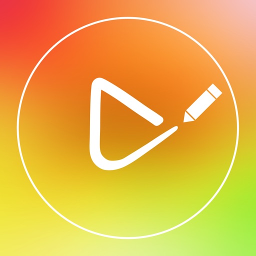 Draw on Video Square PRO - Paint Funny Colors Doodle on Videos for Instagram icon