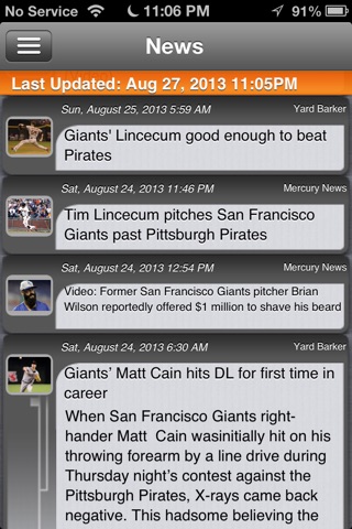 San Francisco Baseball Live screenshot 4