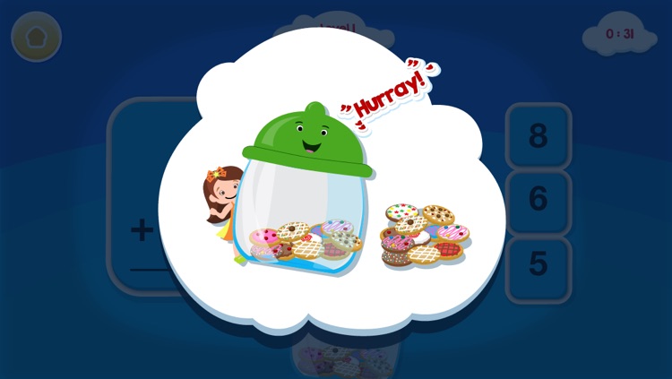 Smart Cookie Math Addition & Subtraction Game! screenshot-3