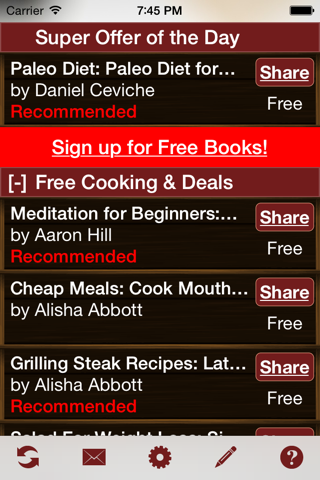 Free Cooking Books screenshot 4