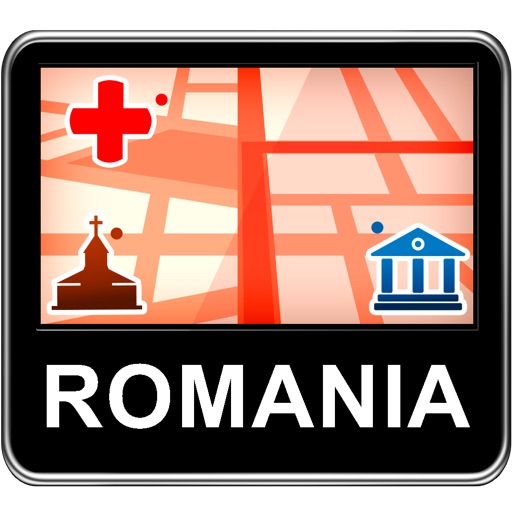 Romania Vector Map - Travel Monster icon