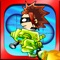 Join forces with super action hero Joe as he blazes through the crazy world of Goo riding his hover bike