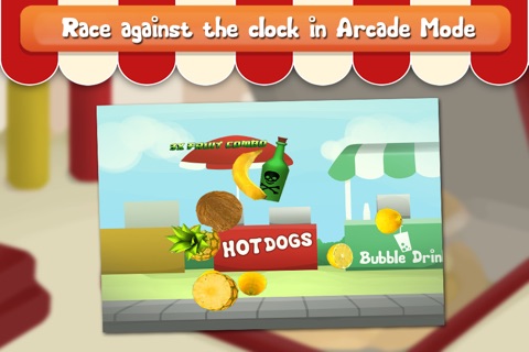 Streetfood Slice Ninja 3D - The Best Fruit Chop Game screenshot 3
