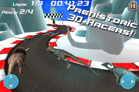 Jurassic Racer - Dinosaur Racing Game screenshot 2
