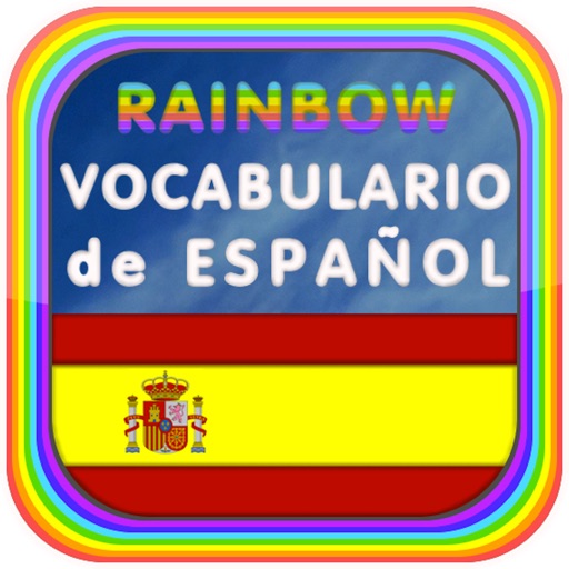 Rainbow Spanish Vocabulary Game iOS App