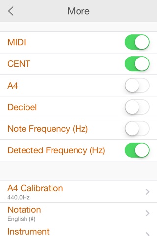 renuTuner - Chromatic Pitch Tuner screenshot 2