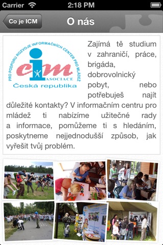 Informační Centrum pro Mládež screenshot 2