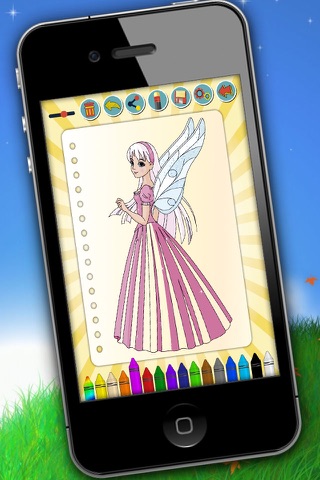 Paint fairies magical and paste stickers screenshot 3