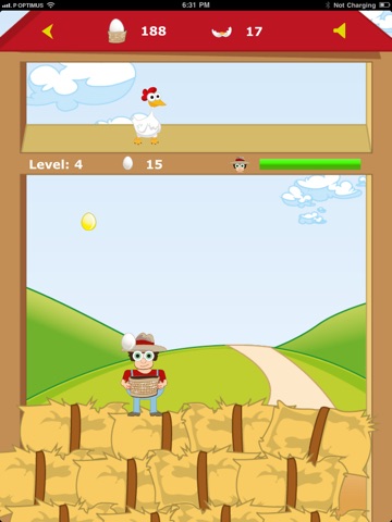 The Crazy Chicken HD (Free Game) screenshot 3
