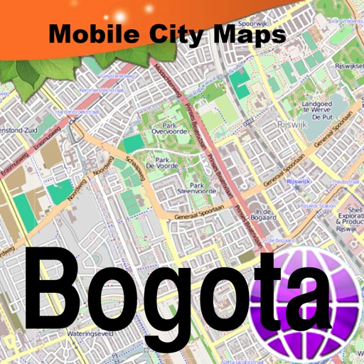 Map of Bogota icon