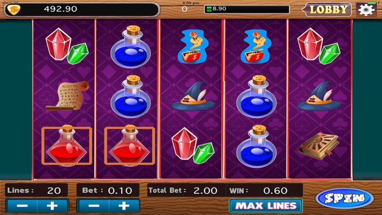 Vegas Slots Five Theme 20 Line - HD screenshot-4