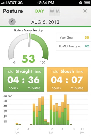 Lumo Back: Real-Time Posture Feedback screenshot 3