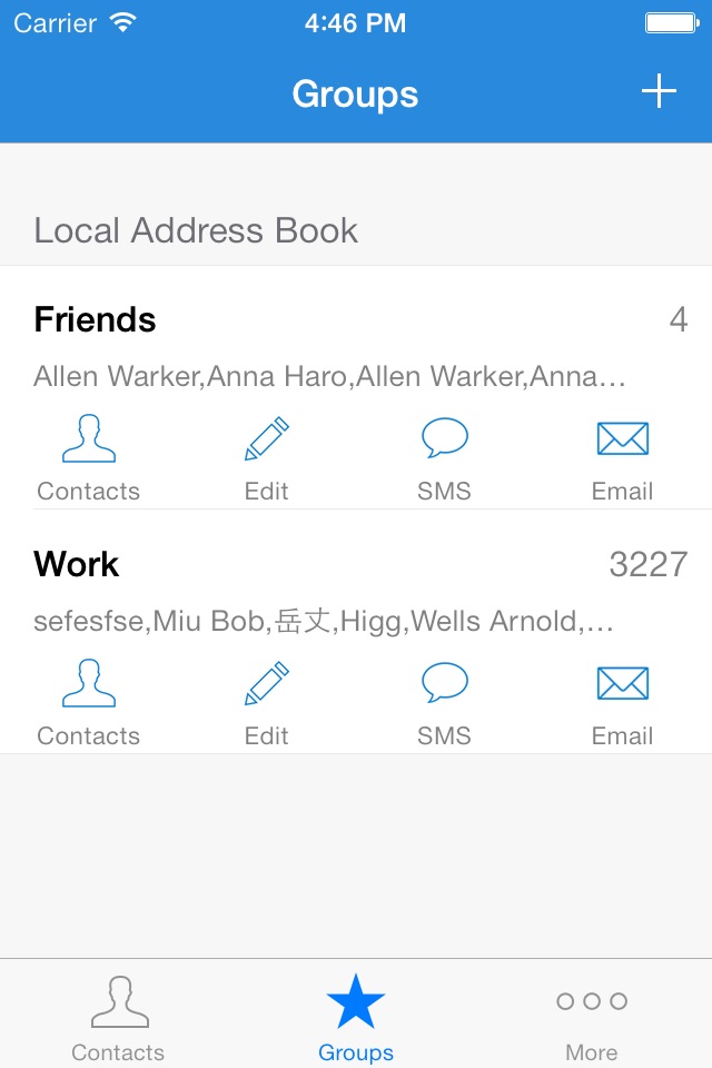 Group Text Free －Send SMS,iMessage,Email Message In Batches Fast screenshot 4