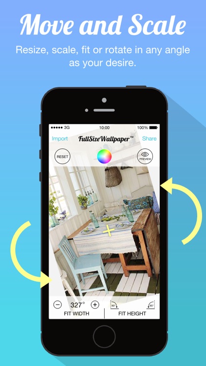 Full Size Wallpaper - Wallpaper Editor to Fix Resize Rotate or Scale Your Photo Picture and Image for iOS 7