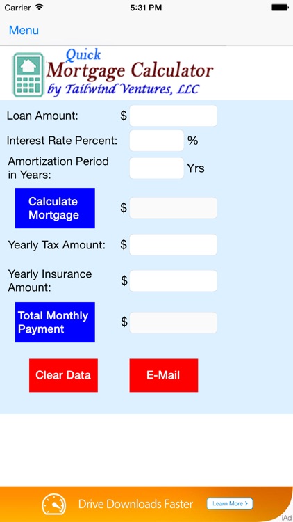 Quick Mortgage Calculator