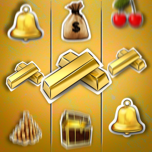 A1 Gold Rush Casino Slots - Win jackpot lottery chips by playing gambling machine iOS App