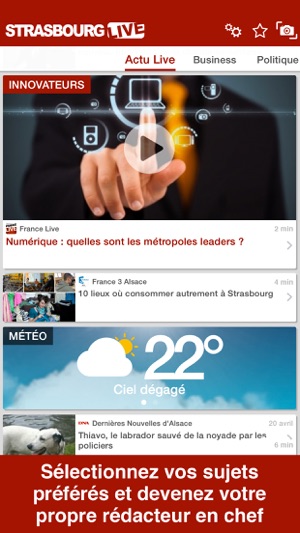 Strasbourg Live : toute l'actualité de Strasbourg(圖2)-速報App