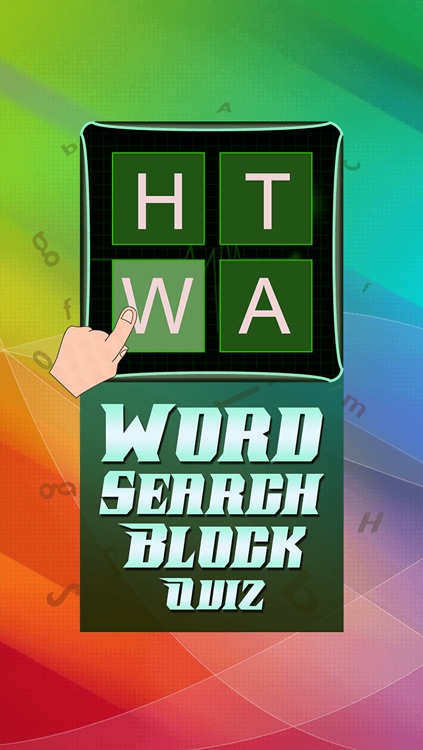 Word Search Block Quiz - cool hidden word quiz game