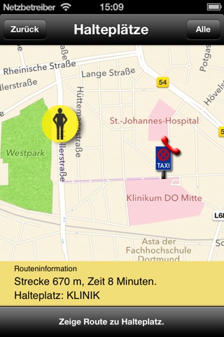 Taxi Dortmund screenshot 2